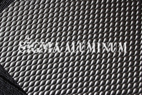 Alumino gofrado con ondulación del agua