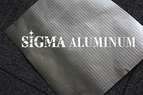 papel de aluminio gofrado