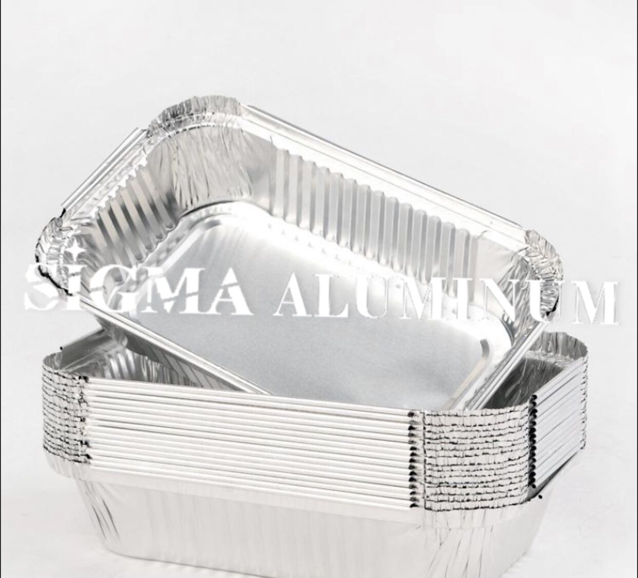 la caja de comida de papel de aluminio