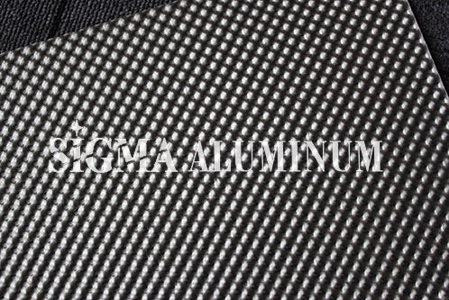 Lámina de aluminio gofrado con patrón del hemisferio