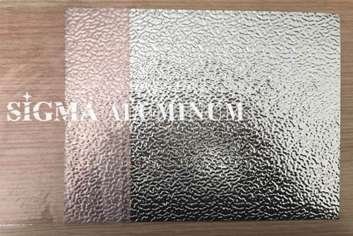 Bobina de aluminio gofrado de estuco de piel de naranja