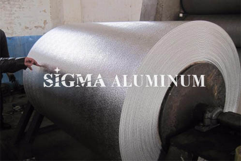 Bobina de aluminio gofrado de estuco de piel de naranja