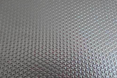 Lámina de aluminio de piel de naranja