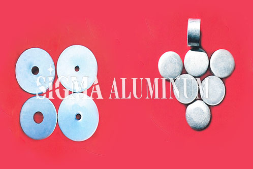 Slug de aluminio para lata de botella