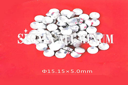 Slug de aluminio para embalaje cosmético