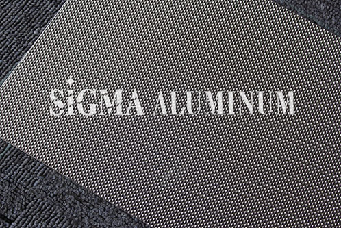 Aluminio gofrado con patrón de perla